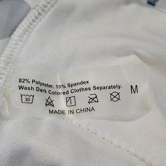 Cupshe Striped & Floral Print Cut-Out One Piece Swimsuit Medium - Picture 5 of 5